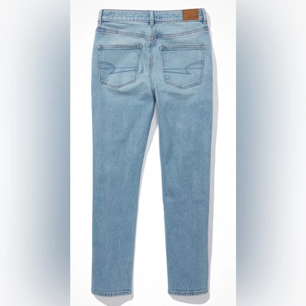 American Eagle Outfitters High-Rise Light Wash Jeans